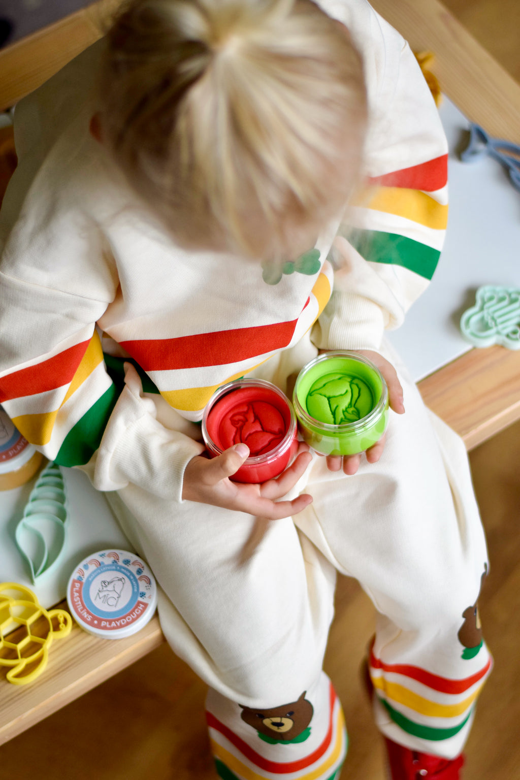 Playdough BUNDLE of 6/bright colors